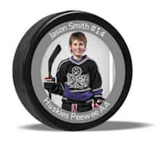 Ice Hockey Puck Personalized Engraving Design Your Own Puck 